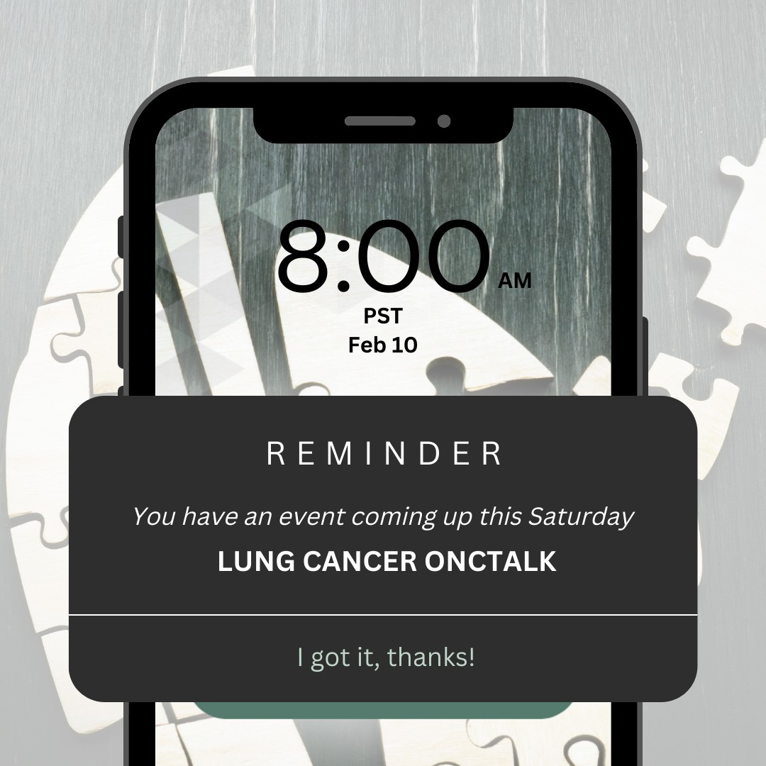 Tomorrow!  Don't miss out on the amazing opportunity! Speakers include top medical professionals on lung cancer, presenting patient-focused discussions to educate the patient and caregiver communities. Click here to register now: https://give.cancergrace.org/.../lung-cancer.../e548626
